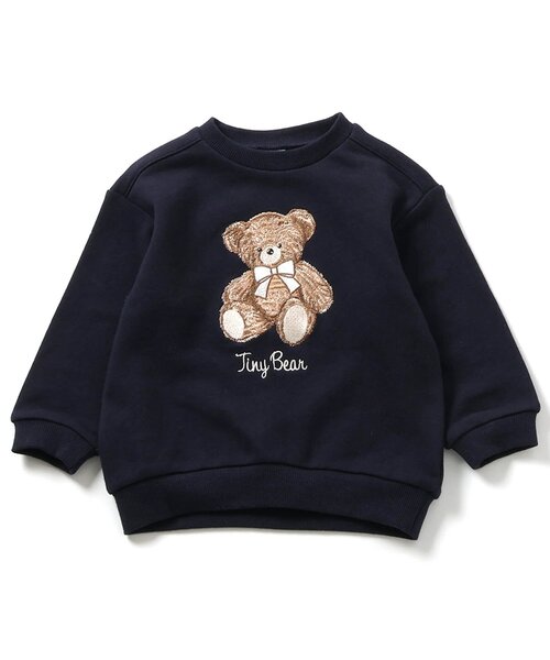 apres les cours(アプレレクール)の「tiny bear アップリケトレーナー(スウェット・キッズ・アイボリー/レッド/ネイビー・80/90/100/110/120)」の19枚目の写真