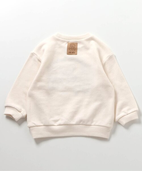 apres les cours(アプレレクール)の「tiny bear アップリケトレーナー(スウェット・キッズ・アイボリー/レッド/ネイビー・80/90/100/110/120)」の21枚目の写真