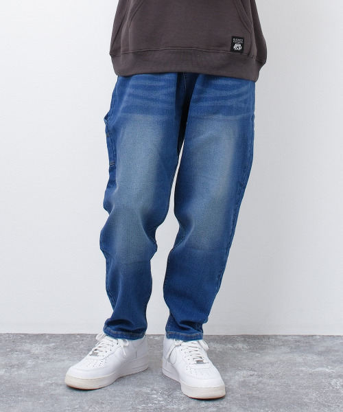 RAT EFFECT（ラットエフェクト）の「ルーズワークデニム（デニムパンツ・キッズ・ネイビー/ブルー/ブルー系その他・170/160/150/140/130）」の2枚目の写真