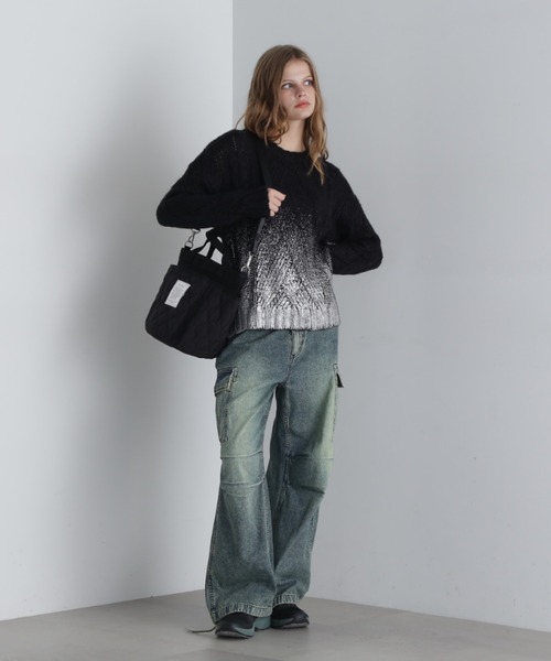 AVIREX(アヴィレックス)の「《限定》QUILTING GARDENING TOTE BAG/キルティングガーデニングトートバッグ(トートバッグ・レディース・ブラック/オフホワイト/オリーブ/ブラック系その他/グリーン系その他・F)」の14枚目の写真