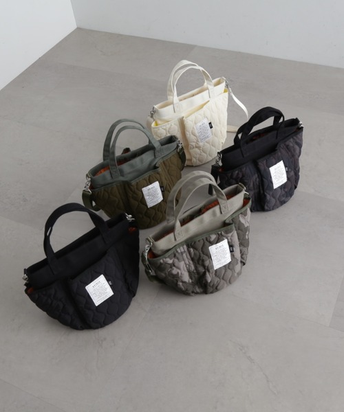 限定》QUILTING GARDENING TOTE BAG/キルティングガーデニングトート