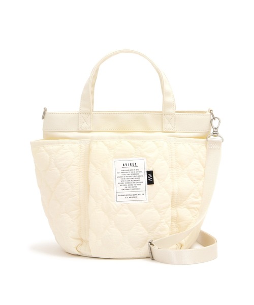AVIREX(アヴィレックス)の「《限定》QUILTING GARDENING TOTE BAG/キルティングガーデニングトートバッグ(トートバッグ・レディース・ブラック/オフホワイト/オリーブ/ブラック系その他/グリーン系その他・F)」の12枚目の写真