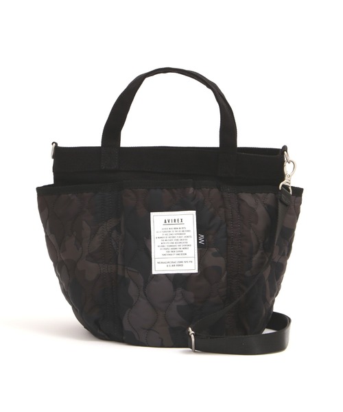 AVIREX(アヴィレックス)の「《限定》QUILTING GARDENING TOTE BAG/キルティングガーデニングトートバッグ(トートバッグ・レディース・ブラック/オフホワイト/オリーブ/ブラック系その他/グリーン系その他・F)」の8枚目の写真