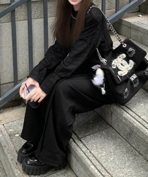 【セール】【上下セット】ブラウス＋パンツ（セットアップ）｜ViViDAY（ビビデー）