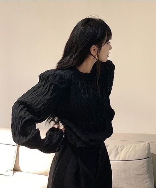 ViViDAY(ビビデー)の「【上下セット】ブラウス+パンツ(セットアップ・レディース・ブラック・M)」の17枚目の写真