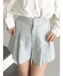 dazzlin | 【セットアップ対応】ツイードタックショートパンツ(その他パンツ)