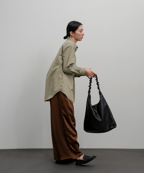 select MOCA（セレクトモカ）の「ギャザーハンドルトートバッグ（トートバッグ・レディース・ブラック/アイボリー・FREE）」の12枚目の写真