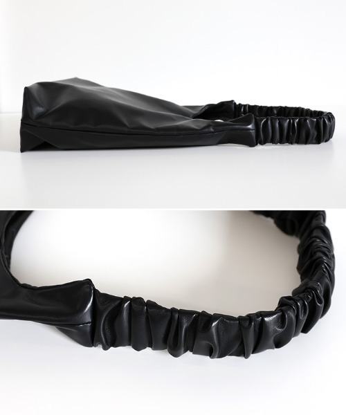 select MOCA（セレクトモカ）の「ギャザーハンドルトートバッグ（トートバッグ・レディース・ブラック/アイボリー・FREE）」の15枚目の写真