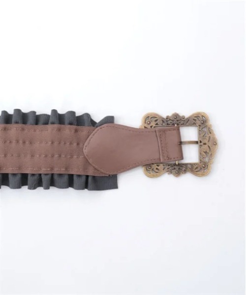 axes femme（アクシーズファム）の「クラシカルバックルベルト（ベルト・レディース・ブラック/ブラウン・FREE）」の9枚目の写真