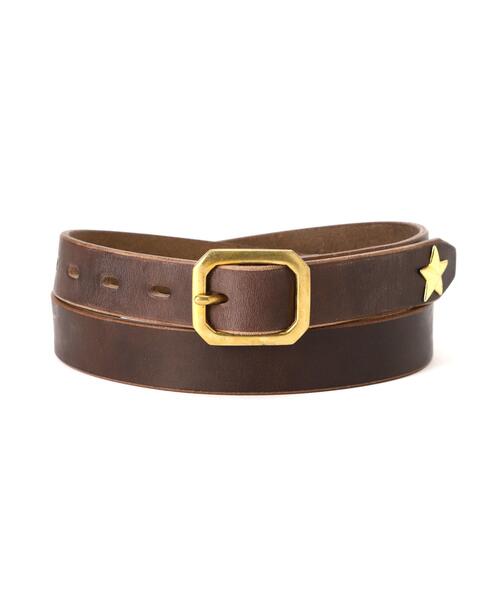 schott(ショット)の「Schott/ショット/PERFECT BELT NARROW/パーフェクト ベルト ナロー(ベルト・メンズ・ブラウン/ブラック・32/38/36/34)」の2枚目の写真