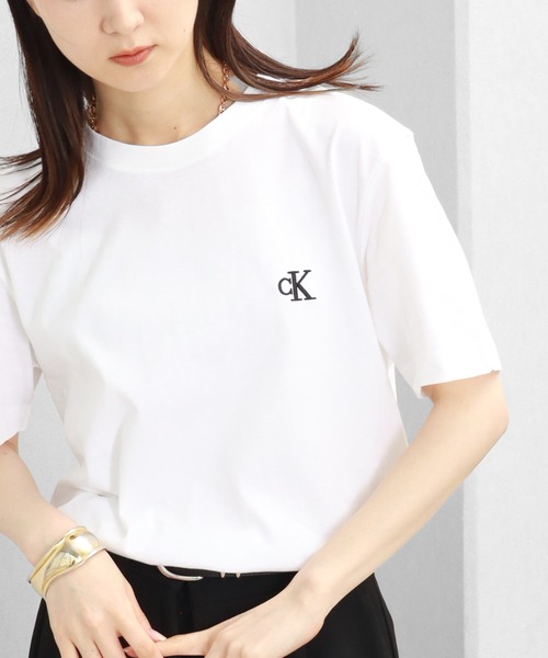 Calvin Klein(カルバン・クライン)の「【Calvin Klein JEANS/カルバンクライン ジーンズ】エッセンシャル スリム Tシャツ(Tシャツ/カットソー・メンズ・ホワイト/ブラック・S/M/L/XL/XXL)」の15枚目の写真