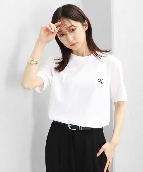 Calvin Klein(カルバン・クライン)の「【Calvin Klein JEANS/カルバンクライン ジーンズ】エッセンシャル スリム Tシャツ(Tシャツ/カットソー・メンズ・ホワイト/ブラック・S/M/L/XL/XXL)」の14枚目の写真