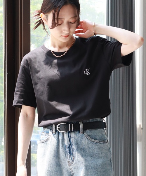 Calvin Klein(カルバン・クライン)の「【Calvin Klein JEANS/カルバンクライン ジーンズ】エッセンシャル スリム Tシャツ(Tシャツ/カットソー・メンズ・ホワイト/ブラック・S/M/L/XL/XXL)」の20枚目の写真