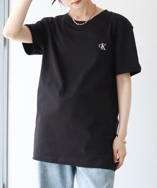 Calvin Klein(カルバン・クライン)の「【Calvin Klein JEANS/カルバンクライン ジーンズ】エッセンシャル スリム Tシャツ(Tシャツ/カットソー・メンズ・ホワイト/ブラック・S/M/L/XL/XXL)」の22枚目の写真