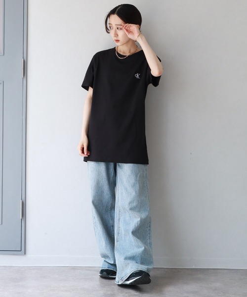 Calvin Klein(カルバン・クライン)の「【Calvin Klein JEANS/カルバンクライン ジーンズ】エッセンシャル スリム Tシャツ(Tシャツ/カットソー・メンズ・ホワイト/ブラック・S/M/L/XL/XXL)」の22枚目の写真