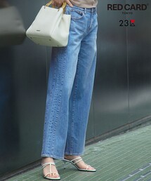 【RED CARD TOKYO×23区/VERY3月号掲載】デニム ライン ワイドパンツ