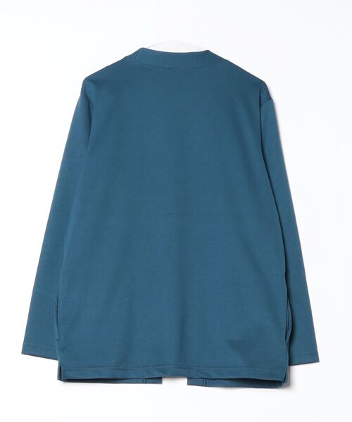 NANO universe（ナノユニバース）の「ダブルジャージー着流しカーディガン（カーディガン/ボレロ・メンズ・ブルーグリーン/スミクロ/ブラック/ベージュ系その他4/ライトグレー・L/M/S）」の6枚目の写真