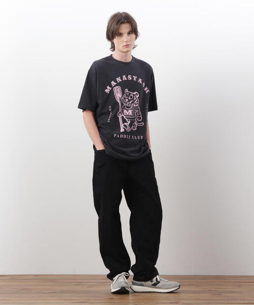 MANASTASH（マナスタッシュ）の「MANASTASH/マナスタッシュ/HEMP TEE MPC/ヘンプTシャツ（Tシャツ/カットソー・メンズ・ホワイト/ライトグリーン/ブラック・XL/L/M/S）」の5枚目の写真