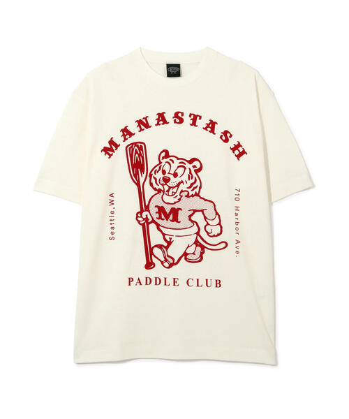 MANASTASH（マナスタッシュ）の「MANASTASH/マナスタッシュ/HEMP TEE MPC/ヘンプTシャツ（Tシャツ/カットソー・メンズ・ホワイト/ライトグリーン/ブラック・XL/L/M/S）」の6枚目の写真