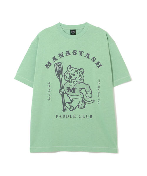 MANASTASH（マナスタッシュ）の「MANASTASH/マナスタッシュ/HEMP TEE MPC/ヘンプTシャツ（Tシャツ/カットソー・メンズ・ホワイト/ライトグリーン/ブラック・XL/L/M/S）」の17枚目の写真