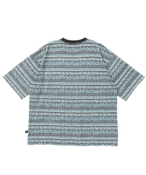 MAGIC NUMBER（マジック ナンバー）の「【MAGIC NUMBER】 FLOWER BORDER T-SHIRT フラワーボーダーティーシャツ（Tシャツ/カットソー・メンズ・ブルー/ブラック・LARGE/MEDIUM/X-LARGE）」の6枚目の写真