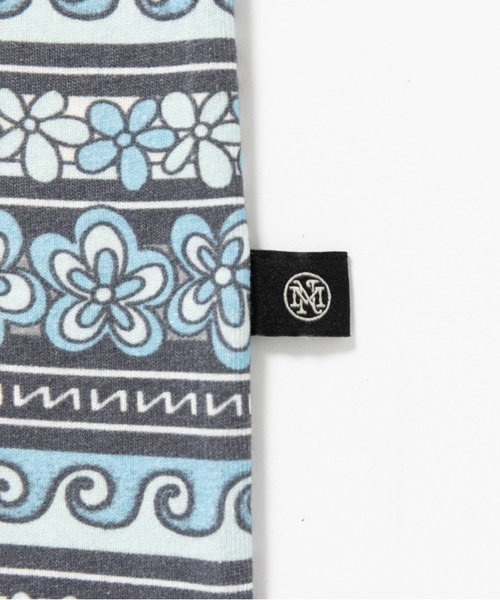 MAGIC NUMBER（マジック ナンバー）の「【MAGIC NUMBER】 FLOWER BORDER T-SHIRT フラワーボーダーティーシャツ（Tシャツ/カットソー・メンズ・ブルー/ブラック・LARGE/MEDIUM/X-LARGE）」の8枚目の写真