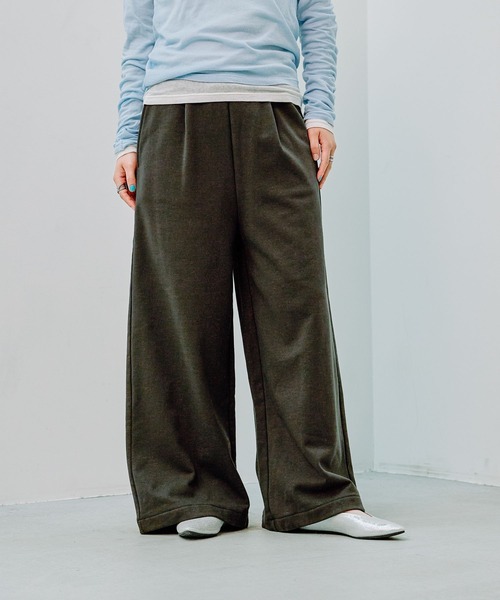 LEPSIM(レプシィム)の「タックスウェットパンツ 290328(スウェットパンツ・レディース・グレー/チャコールグレー/アイボリー・FREE)」の17枚目の写真