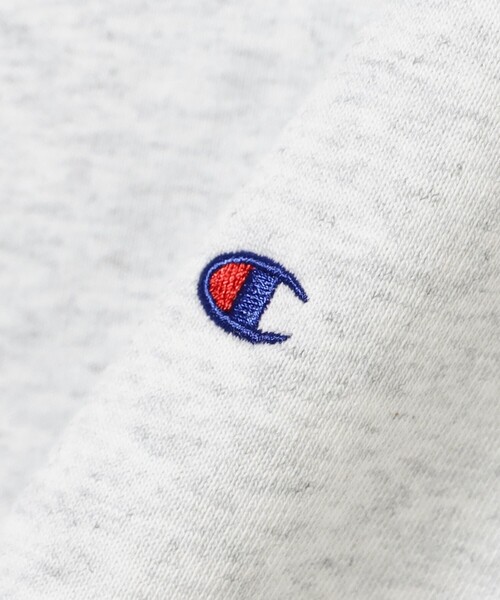 Champion(チャンピオン)の「【別注】Champion / フェイクイン Tシャツ(Tシャツ/カットソー・メンズ・ホワイト/ライトグレー/ブラック/ネイビー・L/M/XL)」の8枚目の写真