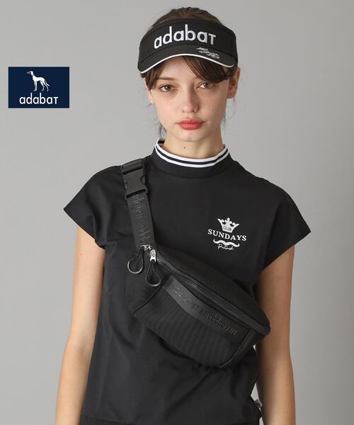 adabat（アダバット）の「【新レーベル ADABAT NAVY】ハニカムメッシュボディーバッグ（ボディバッグ/ウエストポーチ・レディース・ネイビー/ライトベージュ/ブラック/ホワイト・00）」の2枚目の写真