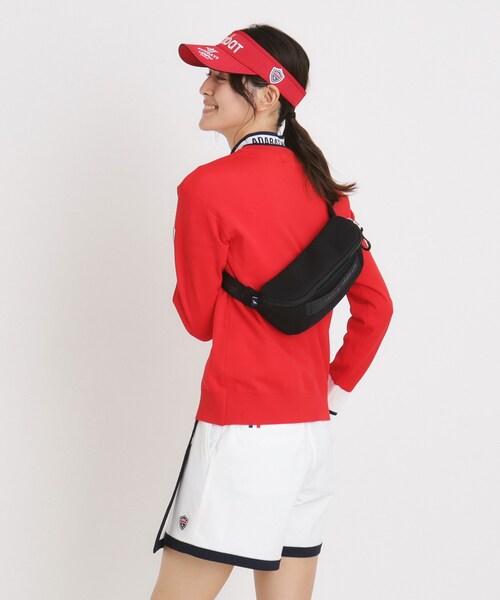 adabat（アダバット）の「【新レーベル ADABAT NAVY】ハニカムメッシュボディーバッグ（ボディバッグ/ウエストポーチ・レディース・ネイビー/ライトベージュ/ブラック/ホワイト・00）」の9枚目の写真