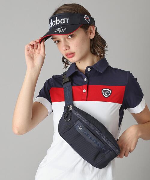 adabat(アダバット)の「【新レーベル ADABAT NAVY】ハニカムメッシュボディーバッグ(ボディバッグ/ウエストポーチ・レディース・ネイビー/ライトベージュ/ブラック/ホワイト・00)」の4枚目の写真