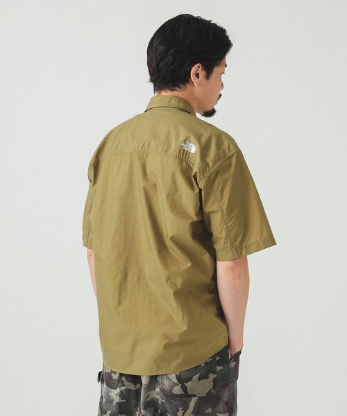 THE NORTH FACE(ザノースフェイス)の「THE NORTH FACE / ショートスリーブ ヌプシ シャツ(シャツ/ブラウス・メンズ・カーキ/ブラック・LARGE/SMALL/MEDIUM/X-LARGE)」の9枚目の写真