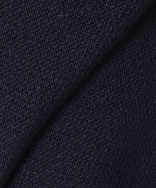 U by SPICK&SPAN（ユーバイスピックアンドスパン）の「オーバーニットフーディー（パーカー・レディース・アイボリー/ネイビー・FREE）」の9枚目の写真