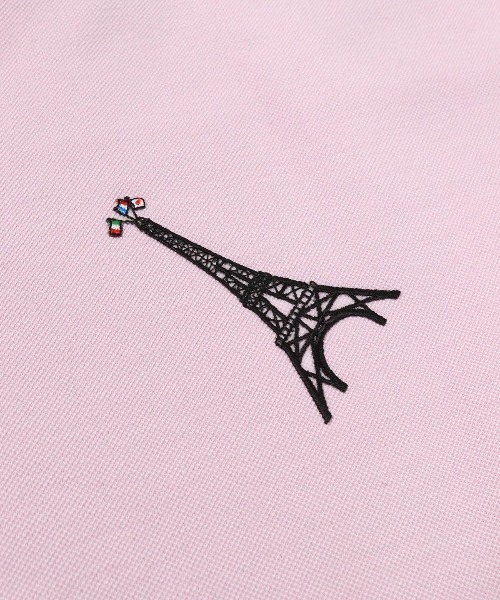 Picone CLUB(ピッコーネクラブ)の「モチーフ刺繍UV速乾ポロシャツ(ポロシャツ・レディース・ライトブルー/ピンク/ホワイト/ネイビー・S/M/L)」の11枚目の写真