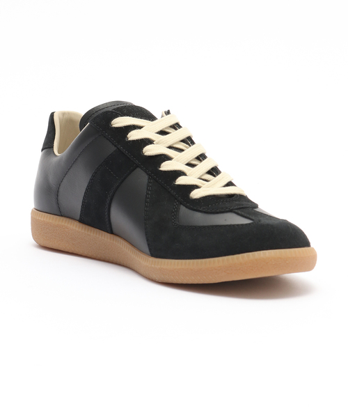 Maison Margiela（メゾンマルジェラ）の「MAISON MARGIELA (メゾン マルジェラ) REPLICA GERMAN TRAINER S57WS0236/P1895（スニーカー・メンズ・ブラック・41/42）」の5枚目の写真