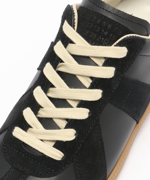 Maison Margiela（メゾンマルジェラ）の「MAISON MARGIELA (メゾン マルジェラ) REPLICA GERMAN TRAINER S57WS0236/P1895（スニーカー・メンズ・ブラック・41/42）」の6枚目の写真