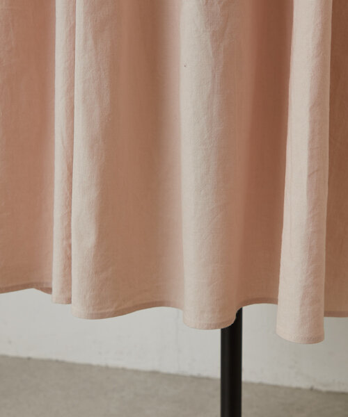 BEARDSLEY（ビアズリー）の「リネンギャザーワンピ（ワンピース・レディース・ブラック/ピンク・FREE）」の6枚目の写真