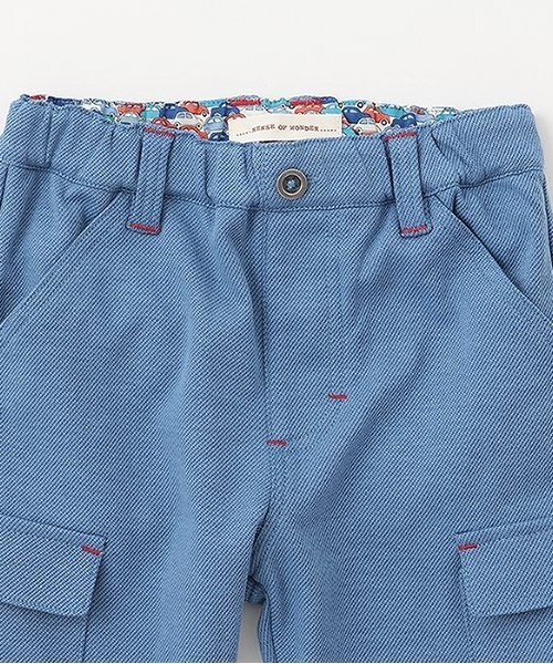 sense of wonder（センスオブワンダー）の「カーズニットツイルカーゴパンツ（その他パンツ・キッズ・グレー/ブルー・110cm/100cm/130cm/120cm/80ｃｍ/90cm）」の4枚目の写真