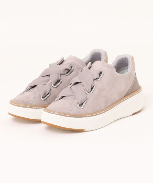 新品 LANVIN COLLECTION 厚底リボンシューレーススニーカー 24 厚底リボンシューレーススニーカー（スニーカー）｜LANVIN collection