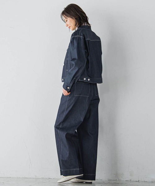 LAUTREAMONT（ロートレアモン）の「【KAIHARA】ストレッチデニムジャケット（デニムジャケット・レディース・ネイビー・9号）」の10枚目の写真