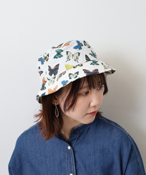 Sense of Grace(センスオブグレース)の「生き物総柄プリント バケットハット(ハット・メンズ・ベージュ/ホワイト/ブラック・FREE)」の6枚目の写真