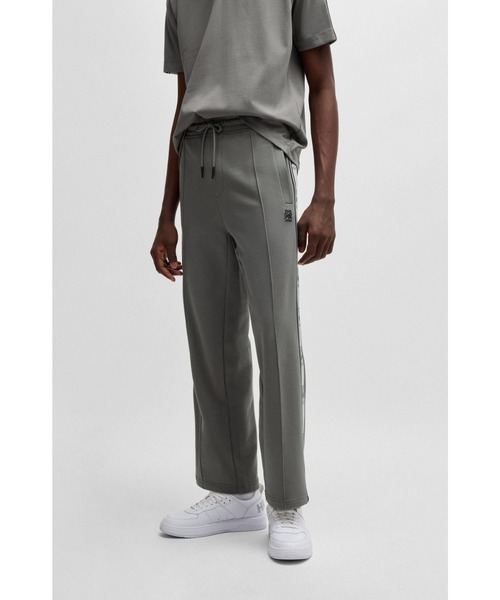 HUGO x RB レギュラーフィットパンツ カーボンステルスロゴ HUGO - HUGO x RB regular-fit trousers with carbon stealth