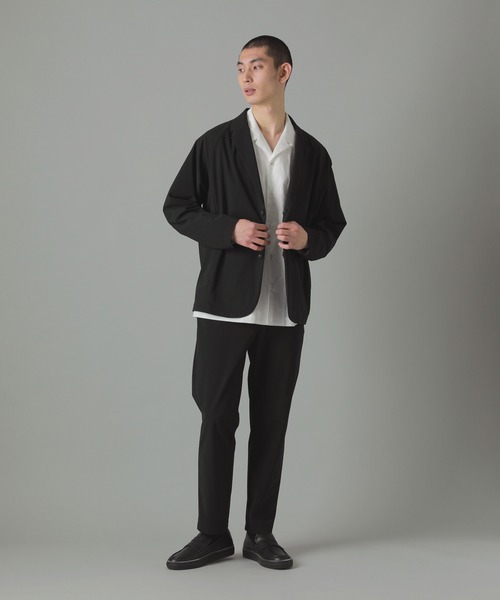 ZUCCa（ズッカ）の「ストレッチリサイクルナイロン / ジャケット / (O)（テーラードジャケット・メンズ・ブラック/ライトブルー/ベージュ・M size）」の5枚目の写真