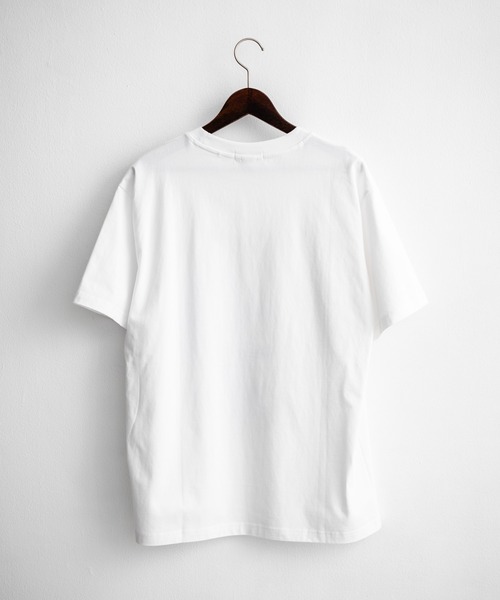 Rocky Monroe(ロッキーモンロー)の「オーバーサイズ グリッチアートグラフィックロゴプリントクールネック半袖Tシャツ(Tシャツ/カットソー・メンズ・ホワイト/ブラック・XXL/XL/L/M)」の13枚目の写真