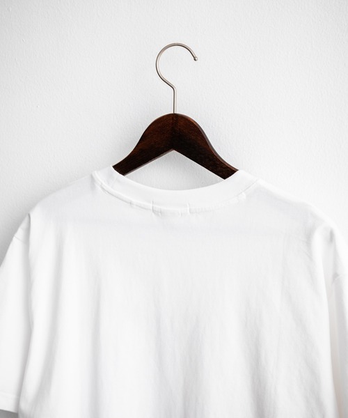 Rocky Monroe(ロッキーモンロー)の「オーバーサイズ グリッチアートグラフィックロゴプリントクールネック半袖Tシャツ(Tシャツ/カットソー・メンズ・ホワイト/ブラック・XXL/XL/L/M)」の17枚目の写真