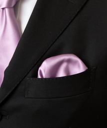 STYLE＝（スタイルイコール）の「【STYLE=】シルク100% ポケットチーフ 結婚式 京都 シルク100% 無地 白 日本製 パーティ 全18色（ポケットチーフ）」