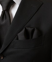 STYLE＝（スタイルイコール）の「【STYLE=】シルク100% ポケットチーフ 結婚式 京都 シルク100% 無地 白 日本製 パーティ 全18色（ポケットチーフ）」