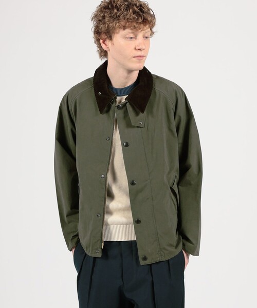 Barbour TRANSPORT コットンポリエステル ブルゾン（ブルゾン
