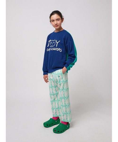 BOBO CHOSES(ボボショーズ)の「Lucky Fish all over woven pant(その他パンツ・キッズ・ミント・110/120/130)」の6枚目の写真