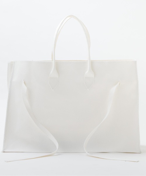 SEA(シー)の「キャンバス パロディーバッグ L(トートバッグ・レディース・ブラック/ホワイト・ONE SIZE)」の8枚目の写真